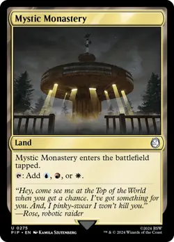 MTG Mystic Monastery - Fallout Commander #275 - Image 1