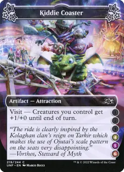 MTG Kiddie Coaster 456 - Unfinity #219f - Image 1