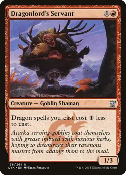 MTG Dragonlord's Servant - Dragons of Tarkir #138 - Image 1