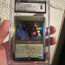 Discord, Lord of Disharmony MTG Secret Lair Ponies The Galloping 2 MLP CGC 8 - Image 1