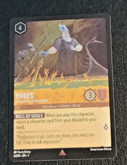 Hades Lord of the Underworld COLD FOIL (#6/204 The First Chapter Disney Lorcana) - Image 1