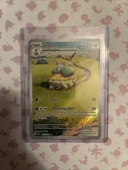 Grotle 164/162 Temporal Forces Illustration Rare Scarlet & Violet Pokemon Card - Image 1