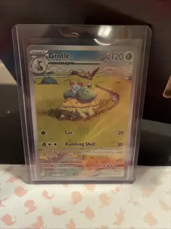Grotle 164/162 Temporal Forces Illustration Rare Scarlet & Violet Pokemon Card - Image 2