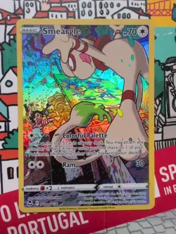 Smeargle TG10/TG30 Trainer Gallery Silver Tempest Pokemon Card - Image 1