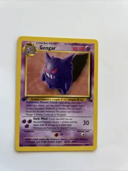 Pokemon TCG Gengar 20/62 Fossil 1st Edition Non Holo Rare Card - Image 1