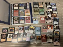MTG Binder Variety Of Magic The Gathering Cards - Vintage -Onward!+ Mythic/rare! - Image 1