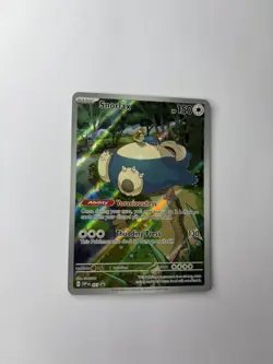 Pokemon - Snorlax - ETB Promo Scarlet & Violet 151 Black Star Holo Card 51 - NM - Image 2