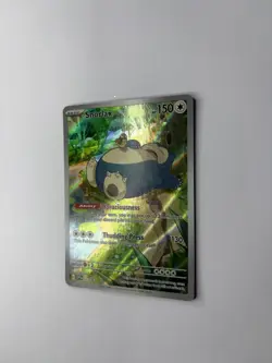 Pokemon - Snorlax - ETB Promo Scarlet & Violet 151 Black Star Holo Card 51 - NM - Image 3