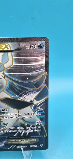 Glaceon EX Full Art Ultra Rare 116/124 Fates Collide Holo Pokemon Card English - Image 3