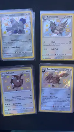 Pokemon bat shinys Card Lot 16x SV122 Duraludon, Corviknight, Dubwool, Greavard - Image 1