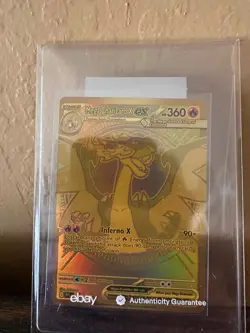 Mega Charizard X EX Phantasmal Flames 130/94 Mega Ultra Rare Gold Card - Image 1