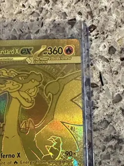 Mega Charizard X EX Phantasmal Flames 130/94 Mega Ultra Rare Gold Card - Image 4