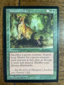 Natural Order Magic the Gathering Visions Regular Rare Card - Image 1