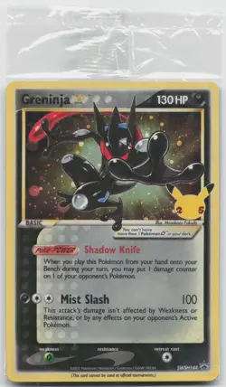 Greninja Star Promo Holo SWSH: Sword & Shield Promo Cards SWSH144 SEALED DMG - Image 1