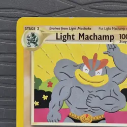 Light Machamp 25/105 Neo Destiny Pokemon Card MP - Image 2