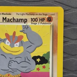 Light Machamp 25/105 Neo Destiny Pokemon Card MP - Image 3