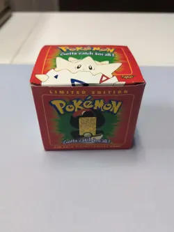 Pokemon 23K Gold Plated Togepi Trading Cards New in Box Sealed Burger King - Image 1