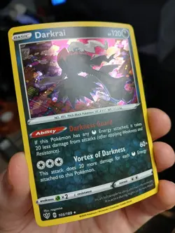 Darkrai 105/189 2020 Darkness Ablaze Pokemon Card Promo Cosmos Holo - NM - Image 3