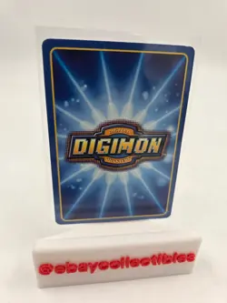 1999 Digimon Gatomon Gold Lettering Champion Level Card BO-77 - Image 2