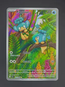 Panpour 101/086 Illustration Rare Black Bolt Pokemon TCG NM - Image 1
