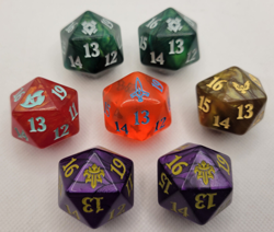 Mtg Various Oversized Spindown Die - Magic the Gathering d20 - ELD ZNR MKM IKO - Image 1