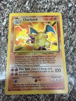 Charizard 4/102 Holo Base Set Unlimited 1999 Pokemon Card - Image 1