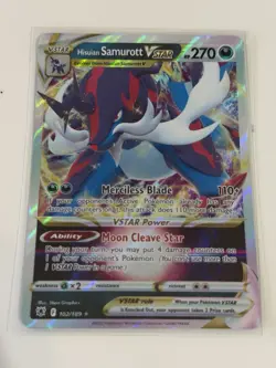 Hisuian Samurott VSTAR 102/189 Holo VSTAR Rare Astral Radiance Pokemon Near Mint - Image 1