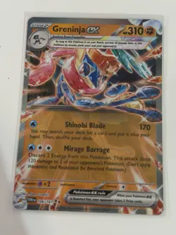 Pokemon TCG, Greninja Ex 106/167 - Twilight Masquerade - Image 1