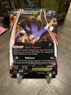 Pokemon TCG Malamar EX XY Phantom Forces 58/119 Ultra Holo Rare LP - Image 1