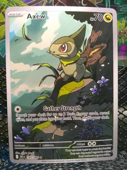 Axew 145/086 Pokemon Black Bolt IR - NM - Image 1