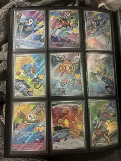 Pokemon 2026 First Partner Illustration Collection Series 1 Promo Set (9 Cards) - Image 2