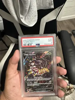 Pokemon Giratina V Full Art Holo Ultra Rare 186/196 Lost Origin PSA 9 - Image 4