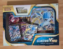 Pokemon TCG Glaceon V Star Collection Box Factory Sealed - Evolving Skies packs - Image 1