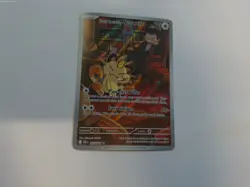 Team Rocket's Meowth -203/182 -Destined Rivals Holo -pokemon TCG - Image 4