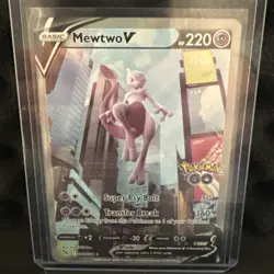 Mewtwo V (Alternate Full Art) 072/078 Pokemon GO Holo - Image 3