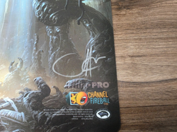 Magic the Gathering Grand Prix 2018 Mutavault Playmat John Avon Signed - Image 2