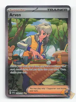 Pokemon TCG - Arven 249/198 Near Mint Special Illustration Rare Scarlet & Violet - Image 1