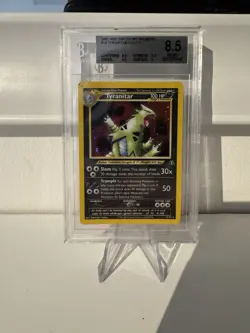 Pokemon TCG Tyranitar Neo Discovery Holo Unlimited - Image 1