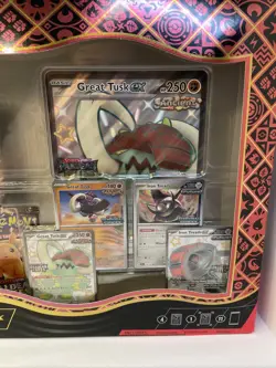 Pokemon TCG Paldean Fates Great Tusk Iron Treads Ex Premium Collection ✅ NEW - Image 4