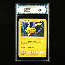 TQG 9.5 MINT+ 2017 Pokemon ENG Pikachu #PROMO SM81 - Image 1