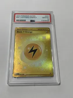 2021 Pokemon SVI EN BSC Lightning ENERGY #257/198 GEM MINT PSA 10 - Image 1