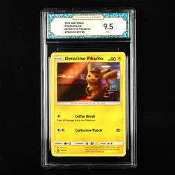 TQG 9.5 MINT+ 2019 Pokemon ENG Detective Pikachu #PROMO SM190 - Image 1