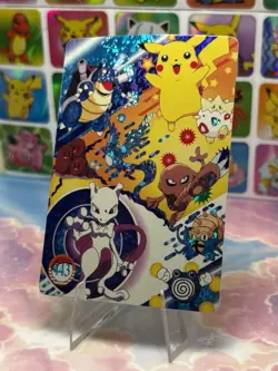 Pokemon Charizard Vintage Pocket Monsters Vending HOLO Prism Sticker 98 Nintendo - Image 2