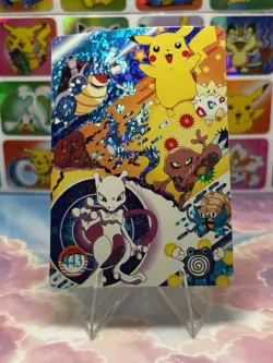 Pokemon Charizard Vintage Pocket Monsters Vending HOLO Prism Sticker 98 Nintendo - Image 3