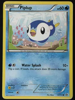 Piplup 33/113 Legendary Treasures Regular Pokemon TCG MP - Image 1