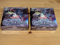 2 Box Set Yu-Gi-Oh OCG CHAOS ORIGINS Factory Sealed with Shrink Wrap Japan - Image 1
