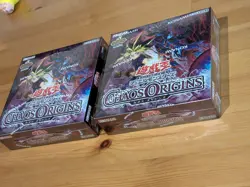 2 Box Set Yu-Gi-Oh OCG CHAOS ORIGINS Factory Sealed with Shrink Wrap Japan - Image 4