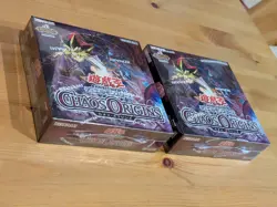 2 Box Set Yu-Gi-Oh OCG CHAOS ORIGINS Factory Sealed with Shrink Wrap Japan - Image 5