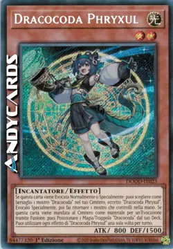 DRACOCODA PHRYXUL • (Dracotail Phryxul) • Segreta • DOOD IT023 • 1Ed • Yugioh! - Image 1