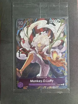 Monkey.D.Luffy P-041 WINNER PROMO 1st Anniversary ONE PIECE Card Game SEALED - Image 1